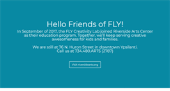 Desktop Screenshot of flyartcenter.org