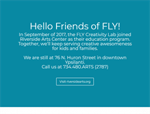 Tablet Screenshot of flyartcenter.org